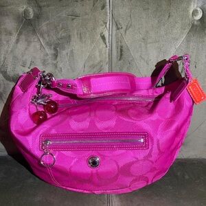 Pink Coach Hobo bag